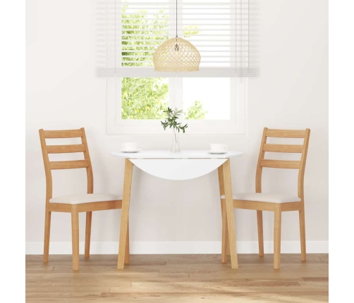 Sillas de comedor con cojines 2uds madera maciza natural caucho