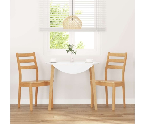 Sillas de comedor  2 uds madera maciza natural caucho