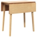 Dining Table Natural Solid Wood Rubber