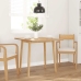 Dining Table Natural Solid Wood Rubber