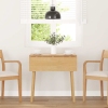 Dining Table Natural Solid Wood Rubber