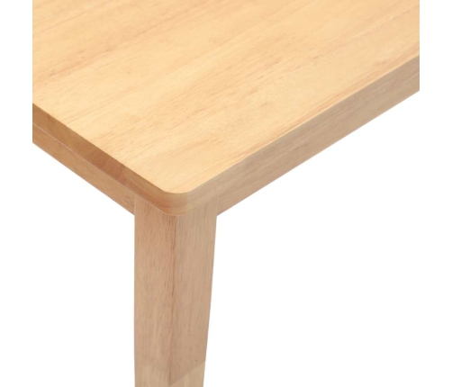 Banco 110 cm Madera Maciza Caucho