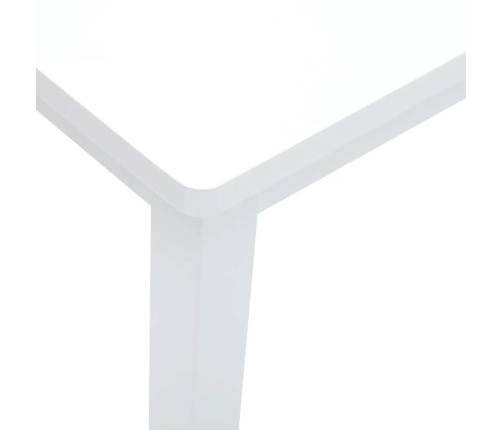 Banco 110 cm madera maciza caucho blanco