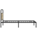 Estructura de cama sin colchón 90x200 cm madera roble Sonoma