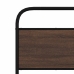 Estructura de cama sin colchón 75x190 cm madera marrón roble