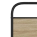 Estructura de cama sin colchón 90x190 cm madera roble ahumado