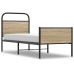 Estructura de cama sin colchón 80x200 cm madera roble Sonoma