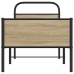 Estructura de cama sin colchón 80x200 cm madera roble Sonoma