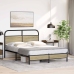 Estructura de cama sin colchón 140x200 cm madera roble Sonoma