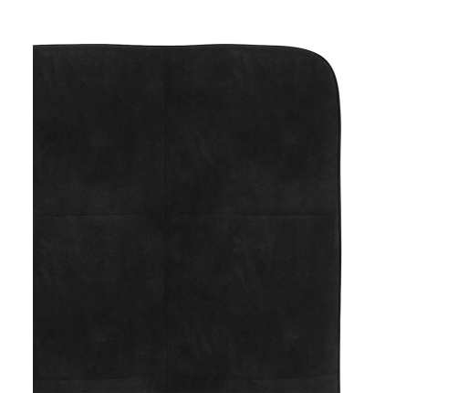 Silla de comedor 6 unidades terciopelo negro