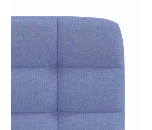 Sillas de comedor 6 uds tela azul jeans