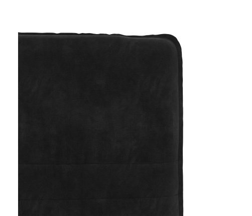 Silla de comedor 6 unidades terciopelo negro