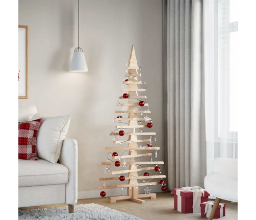 Árbol de Navidad de madera de adorno madera maciza pino 150 cm