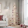 Árbol de Navidad de madera de adorno madera maciza pino 180 cm