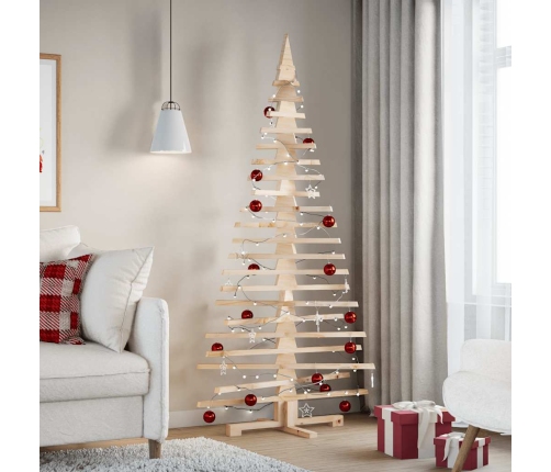 Árbol de Navidad de madera de adorno madera maciza pino 180 cm