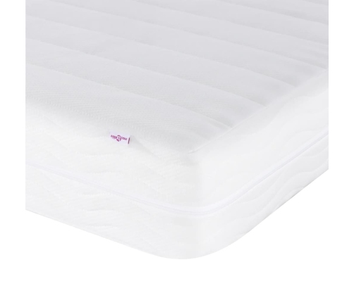 Sofá cama con colchón madera maciza pino marrón cera 90x200 cm