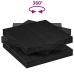 Mesa de centro giratoria 360 grados roble negro 90x90x34,5 cm