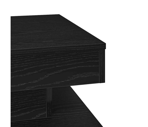 Mesa de centro giratoria 360 grados negro 50x50x34,5 cm