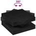 Mesa de centro giratoria 360 grados negro 70x70x34,5 cm