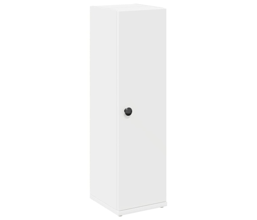 Mueble de baño con portarrollos blanco 20,5x22x72 cm