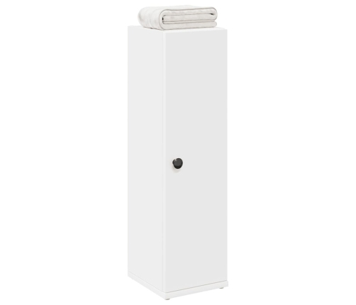 Mueble de baño con portarrollos blanco 20,5x22x72 cm