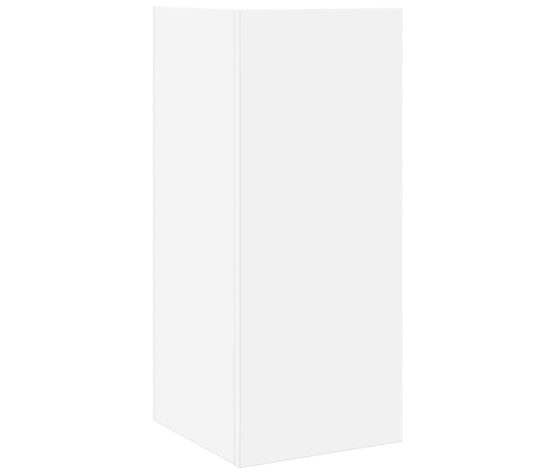 Mesas auxiliares 2 uds con estante blanco 25,5x27x60 cm