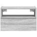 Mesitas de noche de pared 2 uds gris sonoma 45x26x28,5 cm