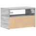 Mesitas de noche de pared 2 uds gris sonoma 45x26x28,5 cm