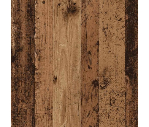 Mesita de noche de pared madera vieja 45x26x28,5 cm