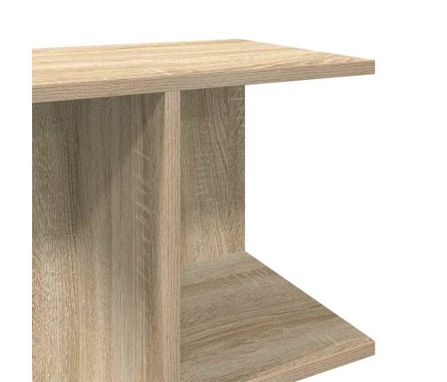 Mesita de noche madera de ingeniería roble sonoma 46,5x29x61 cm