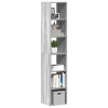 Librerías 2 uds madera contrachapada apilable sonoma gris