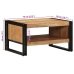 Mesa de centro madera maciza de acacia 70x50x38 cm