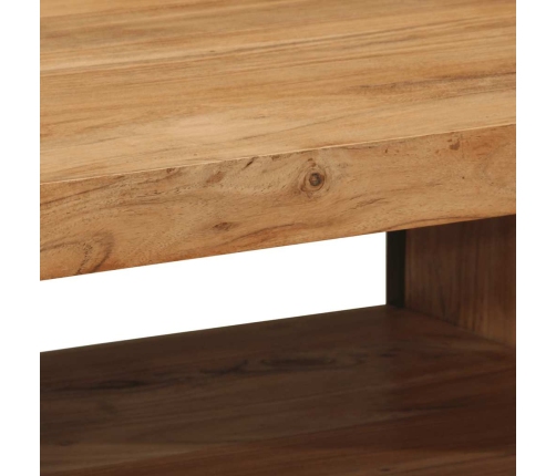 Mesa de centro madera maciza de acacia 70x50x38 cm