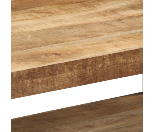 Mesa de centro 90x50x38 cm de madera maciza de mango