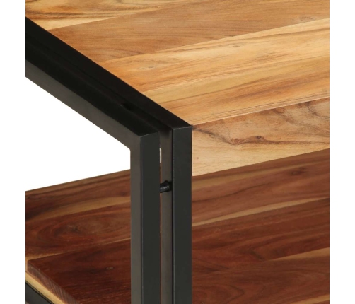 Mesa de centro madera maciza de acacia 90x50x38 cm