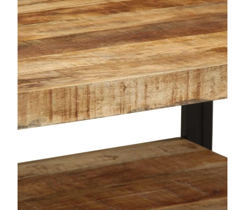 Mesa de centro 70x50x38 cm madera maciza de mango