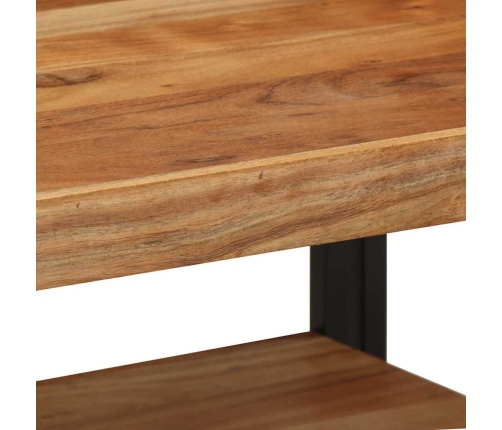 Mesa de centro madera maciza de acacia 70x50x38 cm