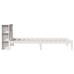 Cama con estantería sin colchón madera maciza de pino 90x190 cm