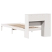 Cama con estantería sin colchón madera maciza de pino 90x190 cm