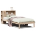 Cama con estantería sin colchón madera maciza de pino 90x200 cm