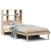 Cama con estantería sin colchón madera maciza de pino 90x190 cm