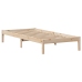 Cama con estantería sin colchón madera maciza de pino 90x190 cm