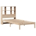 Cama con estantería sin colchón madera maciza de pino 90x200 cm