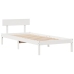Cama con estantería sin colchón madera maciza de pino 90x190 cm