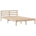 Cama con estantería sin colchón madera maciza de pino 135x190cm