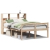 Cama con estantería sin colchón madera maciza de pino 120x190cm