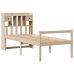 Cama con estantería sin colchón madera maciza de pino 100x200cm