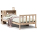 Cama con estantería sin colchón madera maciza de pino 90x190 cm