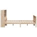Cama con estantería sin colchón madera maciza de pino 120x190cm
