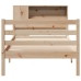 Cama con estantería sin colchón madera maciza de pino 90x200 cm